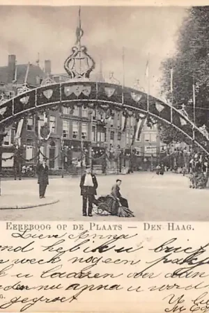 Den Haag Eereboog op de Plaats 1901 HC20734 Darmowa dostawa