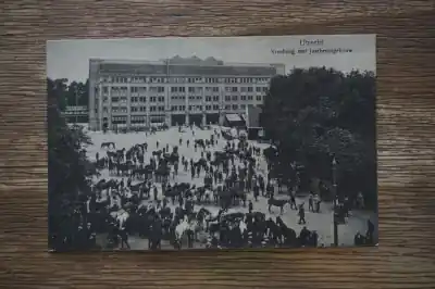 Utrecht Vreeburg met Jaarbeursgebouw Autentyczny