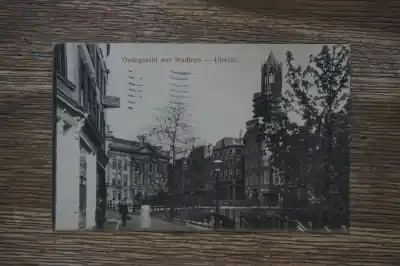 Utrecht Oudegracht met Stadhuis Oferta limitowana