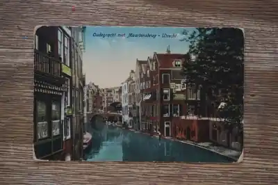Utrecht Oudegracht met Maartensbrug Oferta limitowana