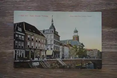 Utrecht Oude gracht Viebrug Oryginalny
