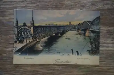 Oryginalny Rotterdam Maas en Spoorbrug
