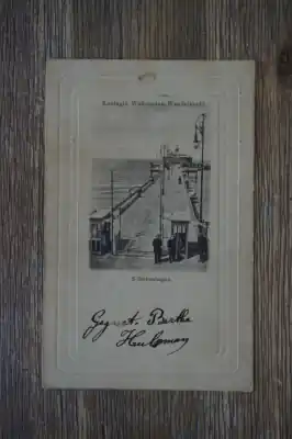 Scheveningen Koningin Wilhelmina Wandelhoofd Autentyczny