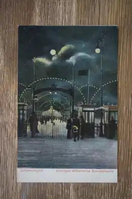 Scheveningen Koningin Wilhelmina Wandelhoofd Autentyczny