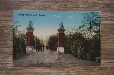 Autentyczny Gouda Nieuwe park