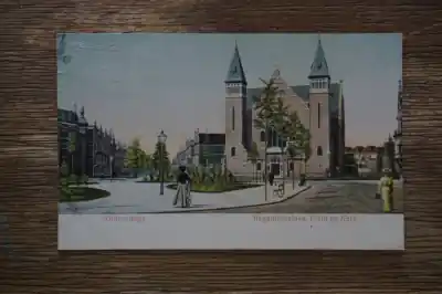 Autentyczny Den Haag Regentesselaan Plein en kerk