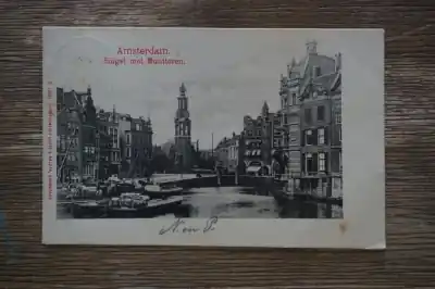 Zwrot pieniędzy Amsterdam Singel met Munttoren