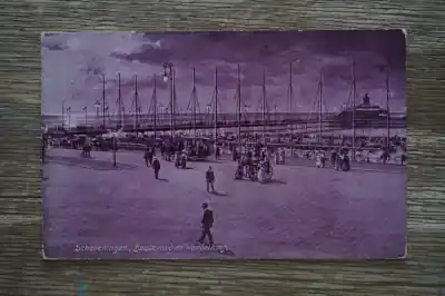 Autentyczny Scheveningen Boulevard en Wandelhoofd
